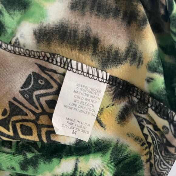 Carrie Allen Strapless Colorful Patterned Maxi Dress M - Picture 8 of 8